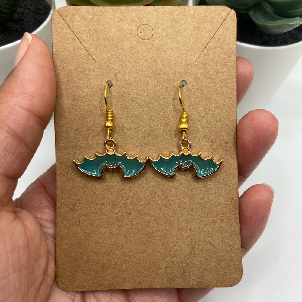 🦇Halloween Bat Drop Earrings🦇